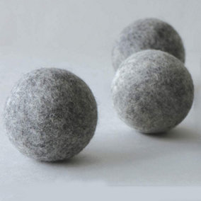 Pack of 3 Eco Fabric Softener Dryer Dots Grey