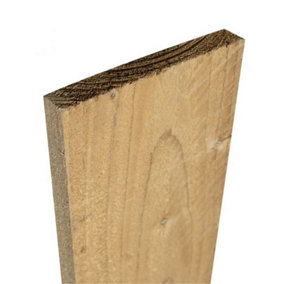 PACK OF 3: Pressure Treated Green Timber Gravel Board