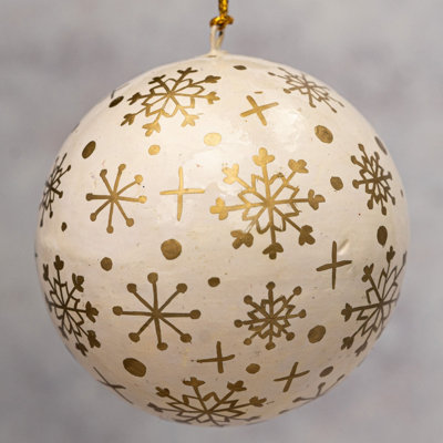 Pack of 3 White Mini Snowflake 3