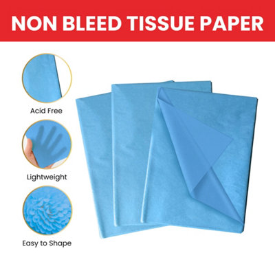 Pack of 30 Turquoise Acid Free 50 x 70cm Tissue Paper Sheets
