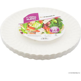 Pack Of 350 Paper Plates 7 Inch Disposable Party Bbq Tableware Multi Purpose