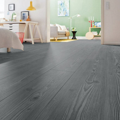 Pack of 36 Wood Grain Effect Self Adhesive Vinyl Flooring, Peel & Stick Vinyl Floor Tiles Covering 5m²