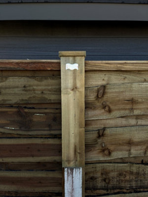 Pack of 4 - 2ft Tanalised/Pressure Treated Timber Garden Fence Post Extension - 18.50 Each