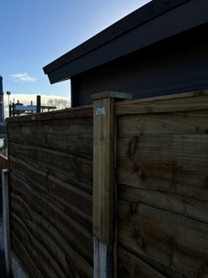 Pack of 4 - 2ft Tanalised/Pressure Treated Timber Garden Fence Post Extension - 18.50 Each
