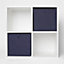 Pack of 4 Folding Storage Organiser Cube Home Laundry Box