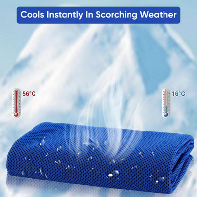 Pack of 4 Instant Cooling Microfibre Towels - 4
