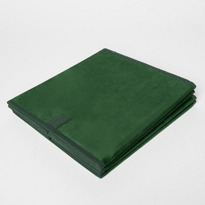 Pack of 4 Matte Velvet Cube Storage Boxes - 4