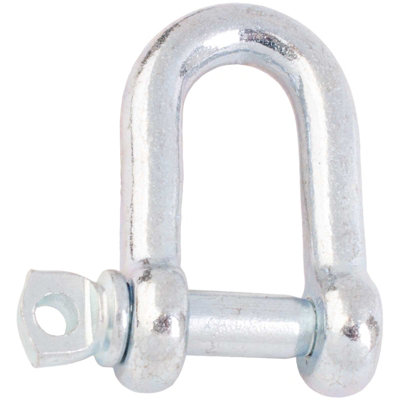 Pack of 4 x 5mm No.312 Dee Shackles - PREPACKED | DIY at B&Q