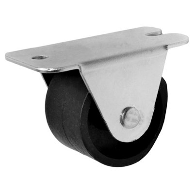 Pack of 4 x Heavy Duty PVC Furniture Castor Wheels 33mm - Durable ...