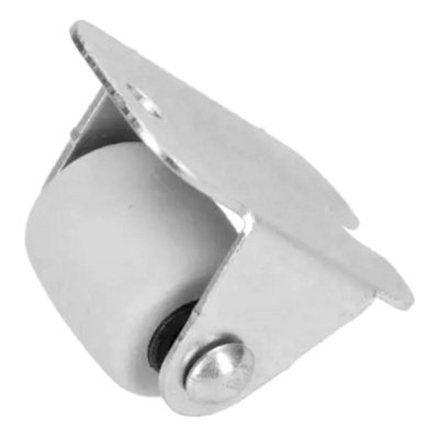 Pack of 4 x Heavy Duty Rubber Furniture Castor Wheels 22mm - Durable Furniture Caster Wheels - Easy Install, Carpet-Friendly