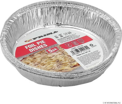 Pack Of 40 Foil Pie Dish Aluminium Round Foil Pans Disposable