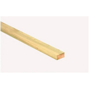 PACK OF 5 - 10mm x 38mm Treated Sawn Batten - 4.8m Length