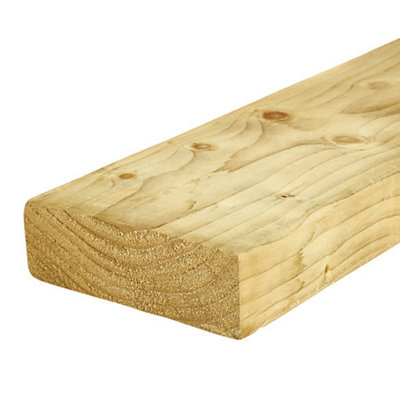 Pack of 5 - 4.8m C24 Timber Decking Joists (47mm x 150mm) FSC Certified