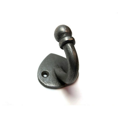 Pack of 5 - Antique Cast Iron Robe Hook - 2 Hole 2" / 50mm