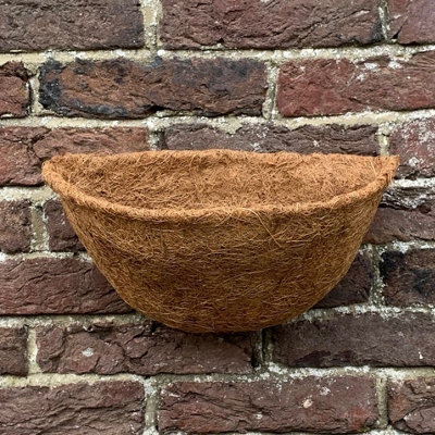 Pack of 5 Coco Wall Basket Planter Liner (30cm)
