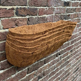 Pack of 5 Coco Wall Trough Planter Liner (60cm)