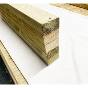PACK OF 5 - LENGTH 2.4m - 70mm CLS Framing C16 (Workshop) Structural Graded Timber (45mm x 70mm) - Pressure Treated Timber