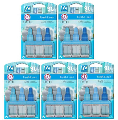 Pack of 5 Plug-In 3volution Air Freshener Refills 20ml - Compatible ...