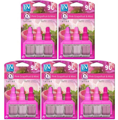 Pack of 5 Plug-In 3volution Air Freshener Refills 20ml - Compatible ...