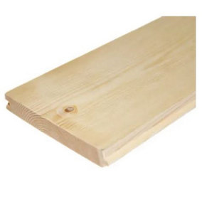 PACK OF 5 - Redwood PTG V-Grooved Matching - 19mm x 100mm (Act Size 14.5 x 96mm) - 3.6m Length