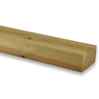 PACK OF 5 (Total 5 Units) - 100mm x 150mm (6" x 4") Sawn Timber Carcassing Wood Softwood Timber - 1.5m Length
