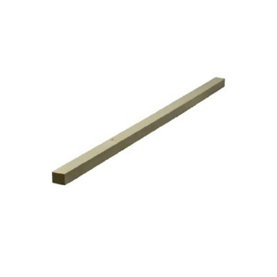 PACK OF 5 (Total 5 Units) - 16mm Redwood Planed Square Edge - 38mm (W) x 2100mm (L) - (Finish 12mm x 33mm)