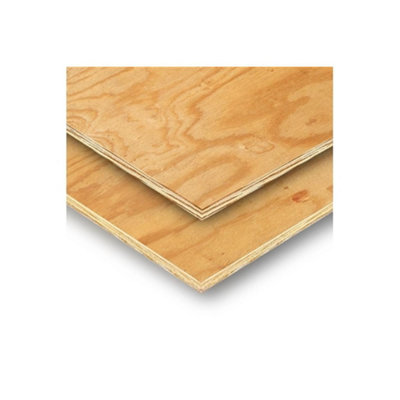 PACK OF 5 (Total 5 Units) - 18mm Thick Softwood Shuttering Plywood - 2440mm (W) x 1220mm (L)
