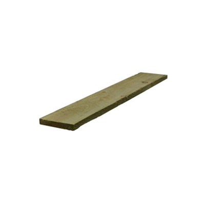 PACK OF 5 (Total 5 Units) - 22mm x 100mm Green Treated Board - 3600mm Length