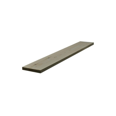 PACK OF 5 (Total 5 Units) - 25mm Redwood Planed Square Edge 5Th - 150mm (W) x 3600mm (L) - (Finish 20.5mm x 144mm)