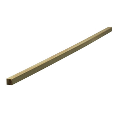 PACK OF 5 (Total 5 Units) - 25mm Redwood Planed Square Edge 5Th - 25mm (W) x 3600mm (L) - (Finish 20.5mm x 20.5mm)