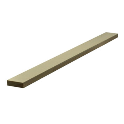 PACK OF 5 (Total 5 Units) - 25mm Redwood Planed Square Edge 5Th - 75mm (W) x 1800mm (L) - (Finish 20.5mm x 69mm)