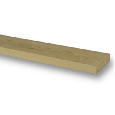 PACK OF 5 (Total 5 Units) - 38mm x 88mm (1.5" x 3.5") Sawn Timber Carcassing Wood Softwood Timber - 2.4m Length