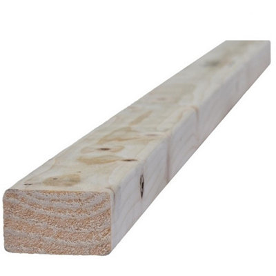 Pack of 5 (Total 5 Units) - 50mm Kiln Dried C16 CLS Studwork - 50mm (D) x 75mm (W) x 4800mm (L)