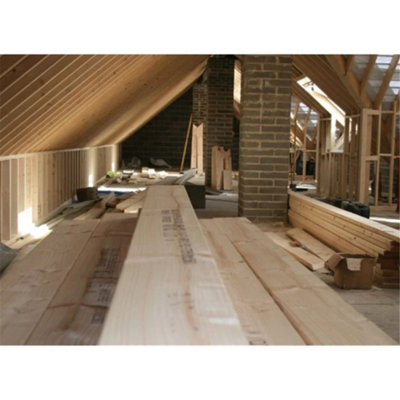 PACK OF 5(Total 5 Units)-75mm x 225mm (9x3")(70mm x 220mm Finish) C24 Kiln Dried Regularised Carcassing Timber-1.2m Length