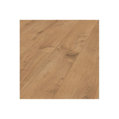 Pack of 5 (Total 5 Units) 8mm Thick Sherwood Oak Laminate Flooring - 1285mm (L) x 192mm (W) - 11.1m2 Coverage