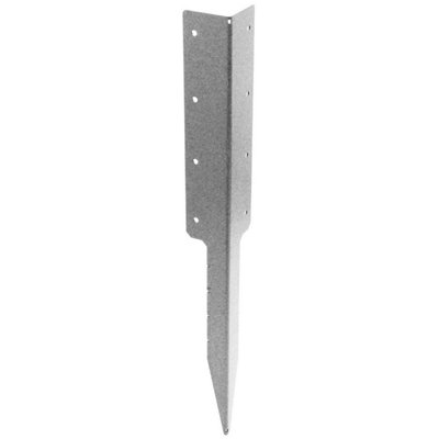 Pack of 5 (Total 5 Units) - Double Sleeper Corner Support Spike - Galvanised - 750mm (L)