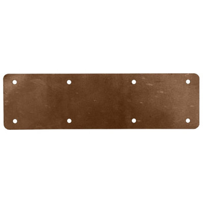 Pack of 5 (Total 5 Units) - Long Internal Sleeper Straight Flat Support Plate - Brown - 350mm (L)