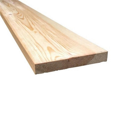 Pack of 5 (Total 5 Units) - PAR Softwood - 25mm (W) x 150mm (H) - Approx Finish Size - Length 2400mm