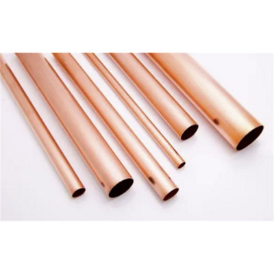 PACK OF 5 (Total 5 Units) - Premium 22mm Copper Tube - (EN1057) - 22mm x 3m Length