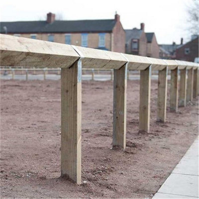 Pack of 5 (Total 5 Units) - Premium Brown Treated Birdsmouth Timber ...