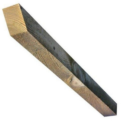 Pack of 5 (Total 5 Units) - Premium Brown Treated Stump - 50mm (W) x 50mm (H) x 600mm (L)