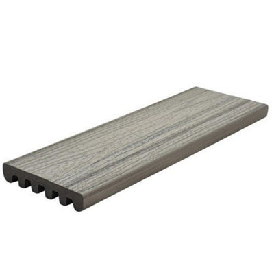 Pack of 5 (Total 5 Units) - Premium Natural Square Edge Composite Deck Boards - 140mm (W) x 25mm (H) x 4800mm (L) - Foggy Whaf