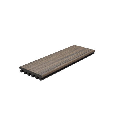 Pack of 5 (Total 5 Units) - Premium Natural Square Edge Composite Deck Boards - 140mm (W) x 25mm (H) x 4800mm (L) - Rocky Harbour