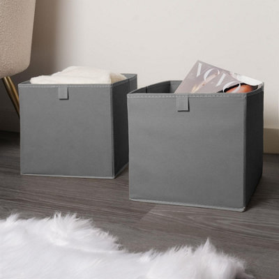 Pack of 6 Folding Storage Organiser Cube Home Laundry Box