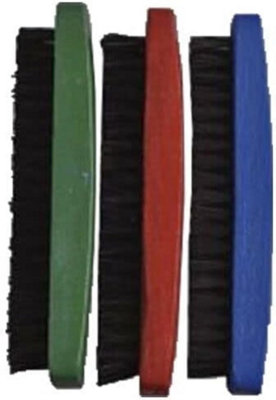 Pack Of 6 Shoes Brush Wood Handle Cleaning Polishing Hand Scrubber