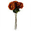 Pack of 6 x 75cm Extra Large Reflex Chrysanthemum - Orange