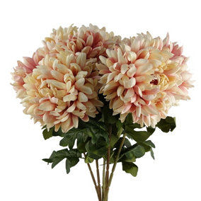 Pack of 6 x 75cm Extra Large Reflex Chrysanthemum - Pink