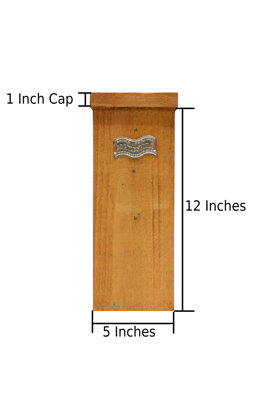 Pack of 7 - 1ft Dipped Golden Brown Timber Garden Fence Post Extension - 14.00 Each