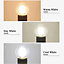 Pack Of 8 Led Light Bulbs E27 5W Globe 3 Light Colours