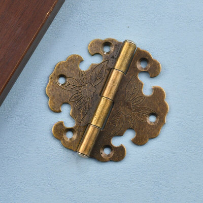 Pack Of Antique Hinges Decorative Hinges Mini Retro Hinges Door Hinges ...